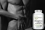 aktivmen´s Arginin + Maca - HOCHDOSIERT - L-Arginin Base 3600 plus Maca Wurzel Extrakt 20:1 (Maca 6000) 100% VEGAN + ohne Magnesiumstearat | 180 Kapseln, 1 Dose (1 x 140 g) hergestellt in Deutschland - 4