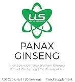 LLS Panax Ginseng 3000mg | Bekannt als Koreanischer Ginseng | 120 Hochleistungskapseln (4 Monate Versorgung) | 300 mg pro Kapsel, 10: 1 Extrakt (3000 mg äquivalent einer ganzen Pflanze) | 20% Ginsenoside | Für ein verbessertes Denken, Konzentration, Gedächtnis und Effizienz bei der Arbeit, körperliche Ausdauer und sportliche Ausdauer | Premium Supplement in Großbritannien hergestellt | Love Life Supplements - 4