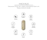 Maca Plus Kapseln mit L-Arginin + Ashwaganda + Tribulus-terrestris + Zink (vegan - freiverkäuflich, Hergestellt in Deutschland nach ISO 9001, PZN: 11482522) - 3