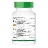 L-Arginin mit Maca - für 2 Monate - HOCHDOSIERT - 300 Tabletten - mit Beta-Glucan, OPC und Zink - 2