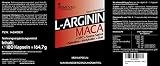 BIOMENTA L-ARGININ + MACA HOCHDOSIERT | 2.000 mg Arginin + 4.000 mg Maca + OPC-Traubenkernextrakt + Zink + Avena Sativa + Spirulina Algen pro Tag | 180 L-Arginin-Maca-Kapseln | Für aktive Frauen & Männer - 2