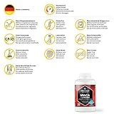 Maca Kapseln hochdosiert 4000 mg + L-Arginin 1800 mg + Vitamine + Zink, 240 Kapseln für 2 Monate, Qualitätsprodukt-Made-in-Germany jetzt zum Aktionspreis und 30 Tage kostenlose Rücknahme! 1er Pack (1 x 206,4 g) - 5